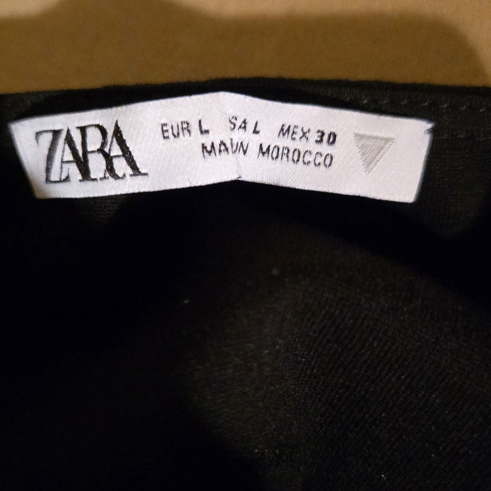 Zara Black Cutout Dress - Size S - Picture 5 of 6